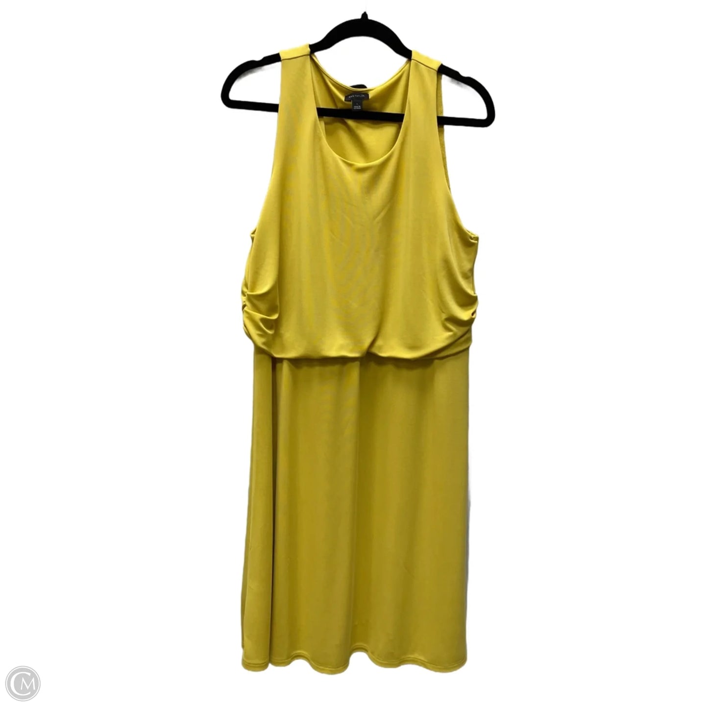 Dress Casual Short By Ann Taylor In Yellow, Size: L