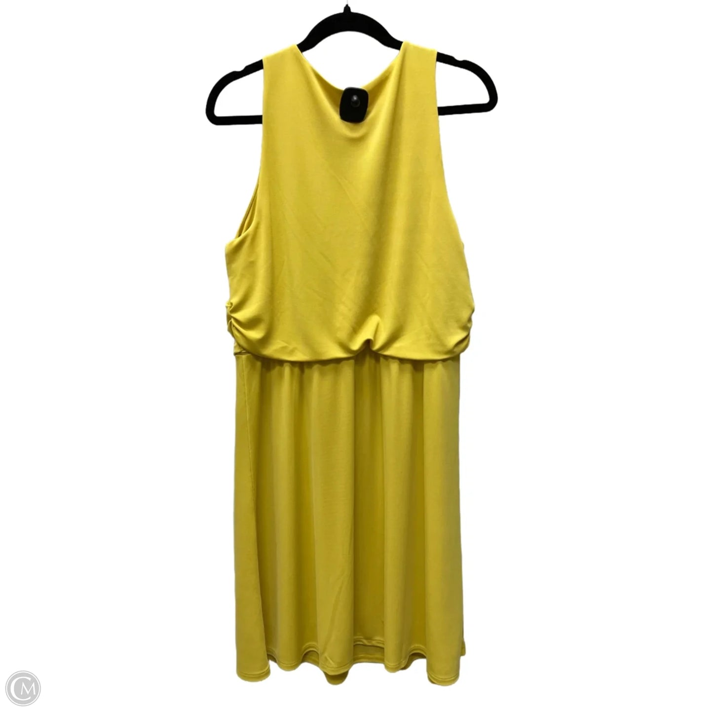 Dress Casual Short By Ann Taylor In Yellow, Size: L