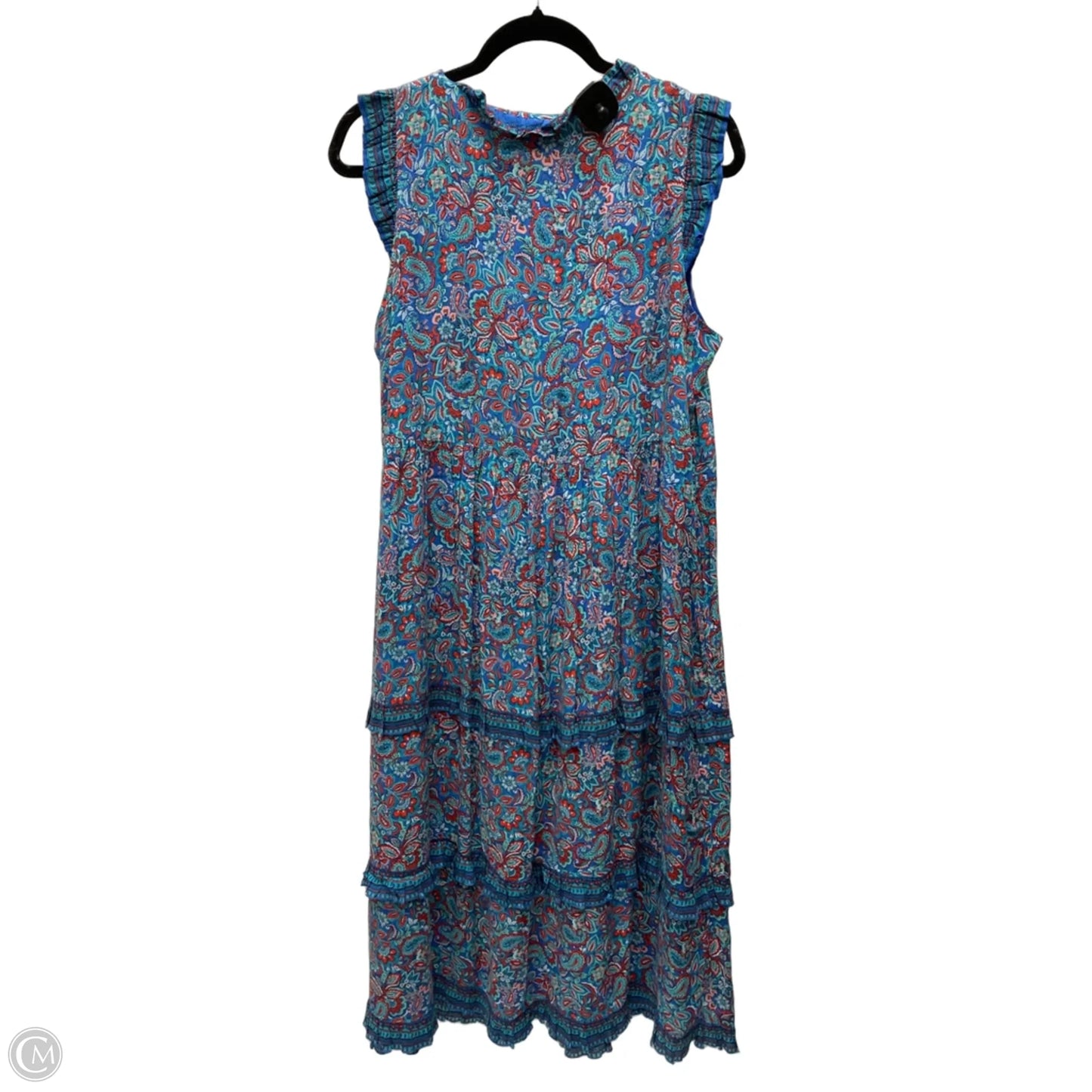 Dress Casual Midi By J. Jill In Floral Print, Size: M