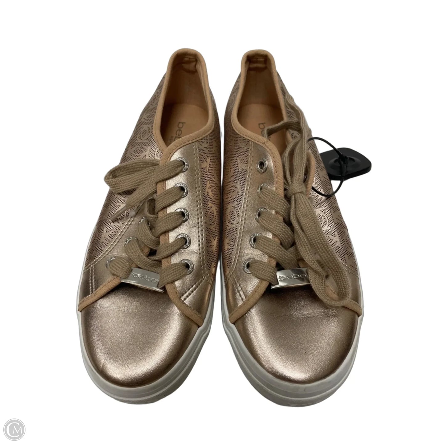 Shoes Sneakers By Bebe In Bronze, Size: 9