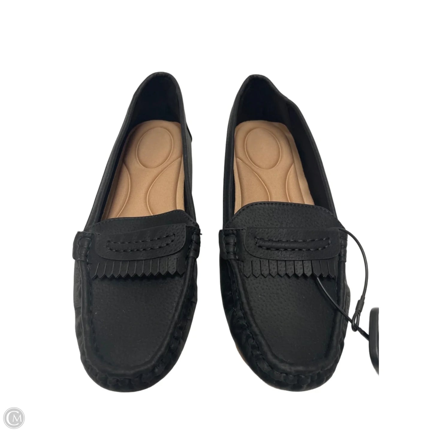 Shoes Flats By Clothes Mentor In Black, Size: 10.5