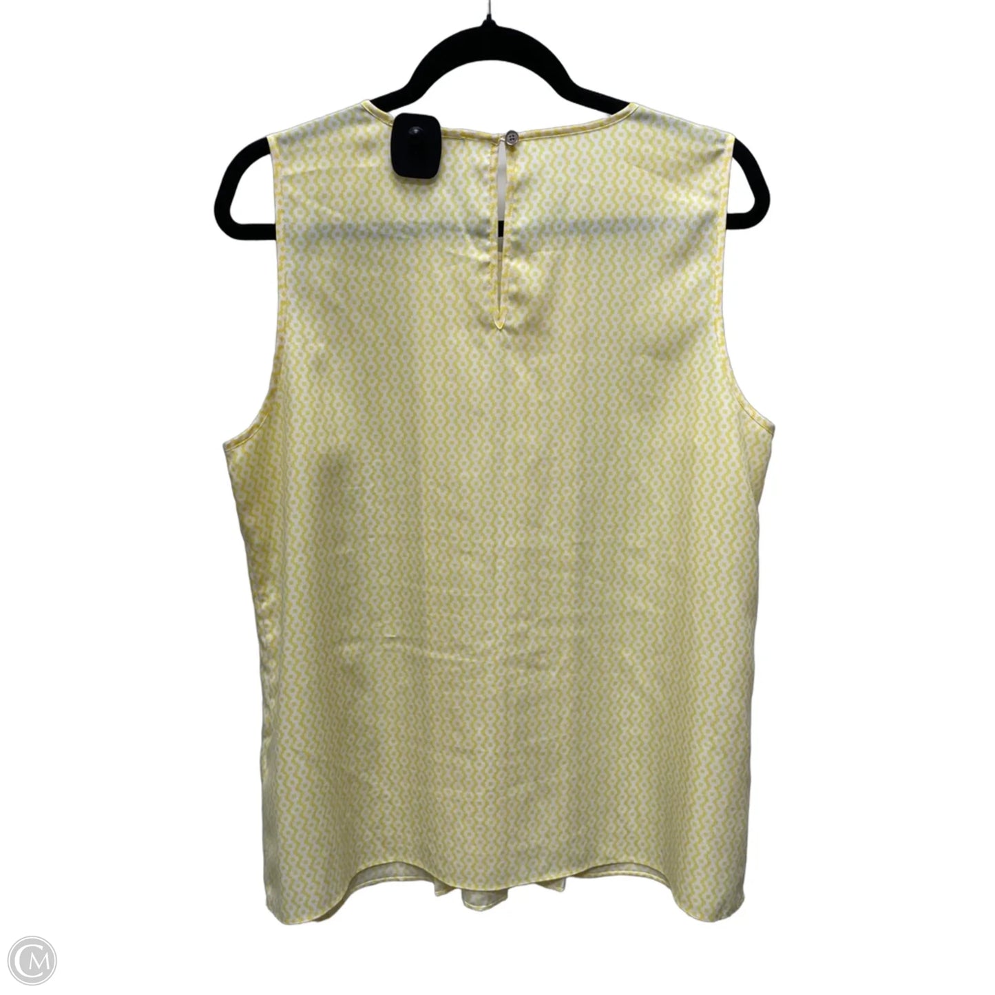 Top Sleeveless By Michael By Michael Kors In Geometric Pattern, Size: L