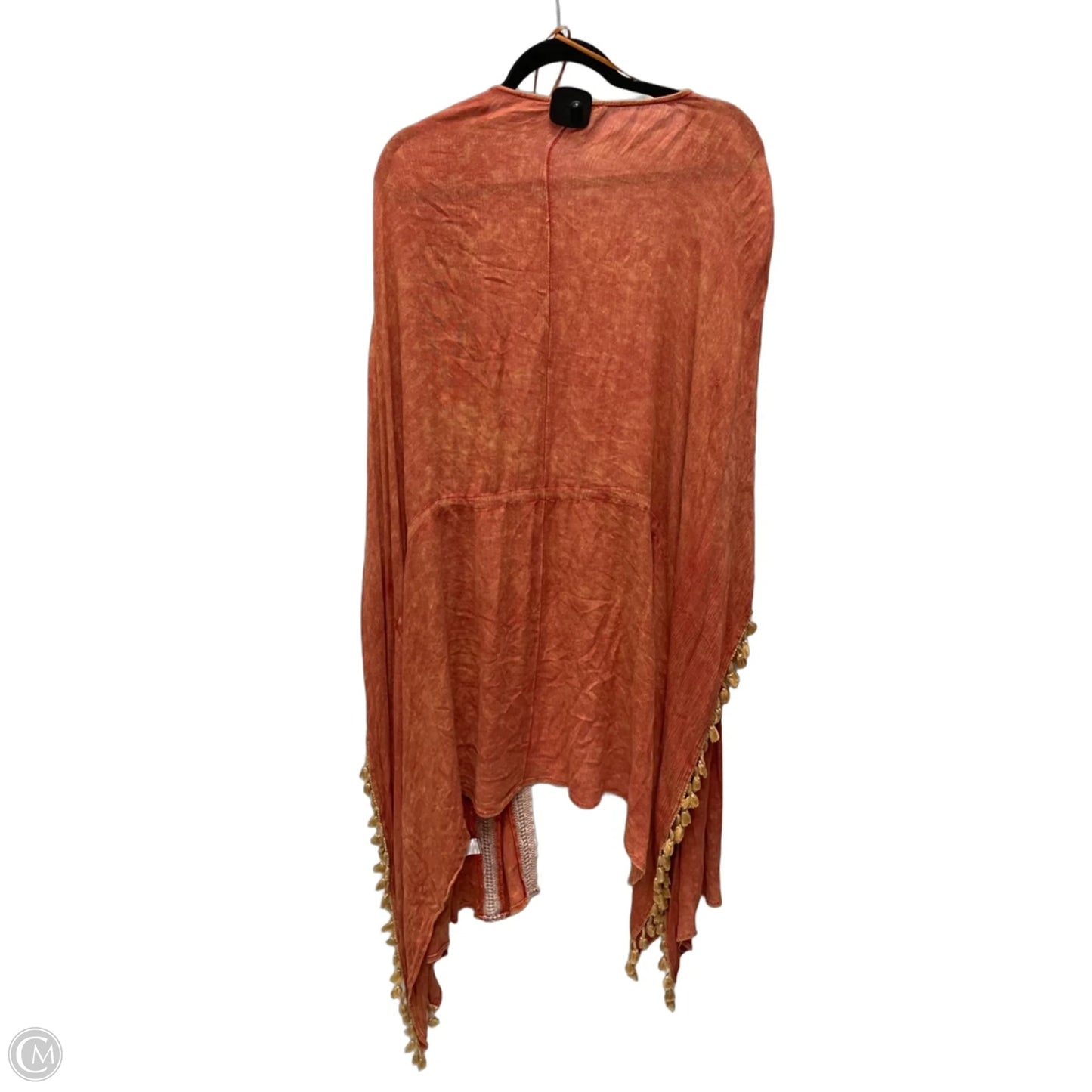 Cardigan By Easel In Orange & Tan, Size: M