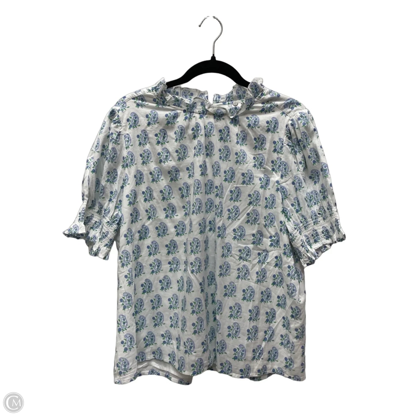 Top Short Sleeve By J. Crew In Floral Print, Size: Xl
