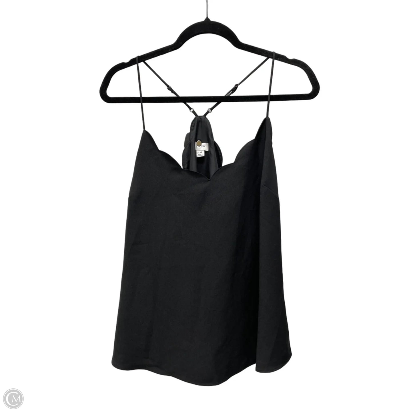 Top Sleeveless By J. Crew In Black, Size: L