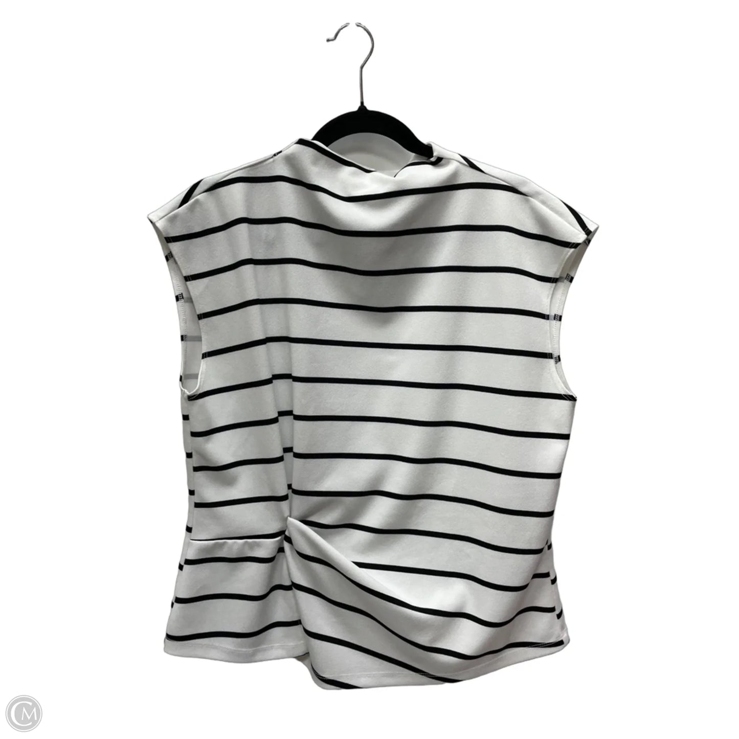 Top Sleeveless By Melloday In Striped Pattern, Size: Xl