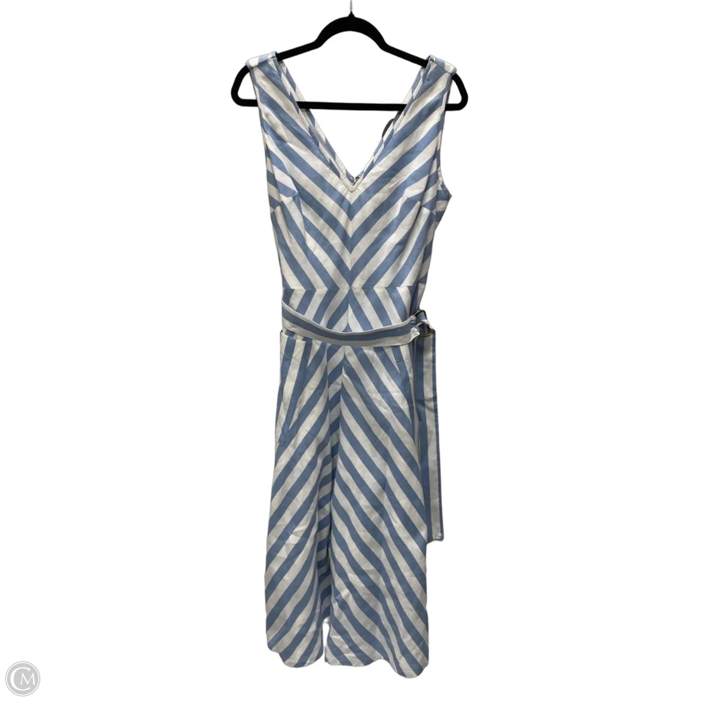 Dress Designer By Kate Spade In Blue & White, Size: L