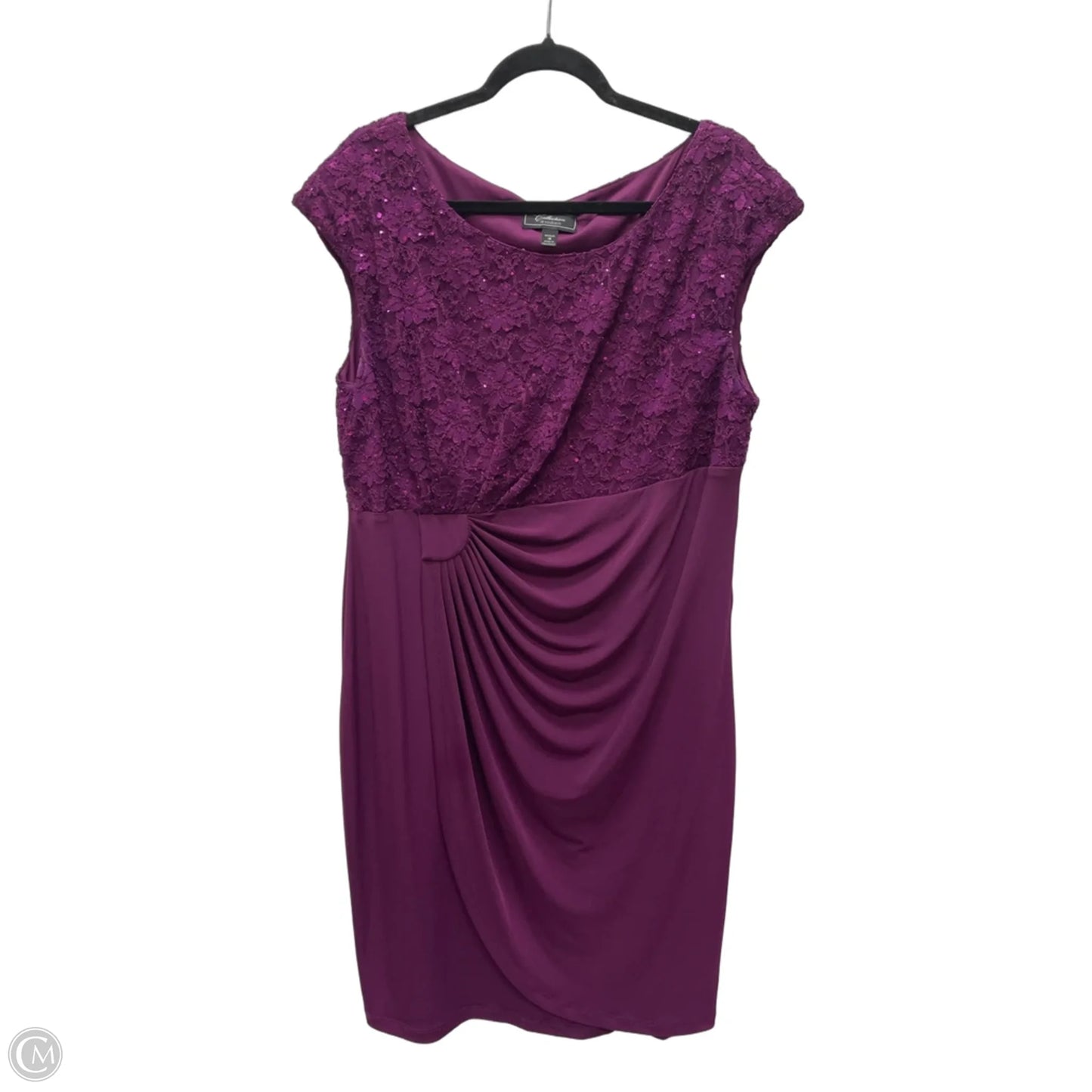 Dress Party Short By Dressbarn In Purple, Size: Xl
