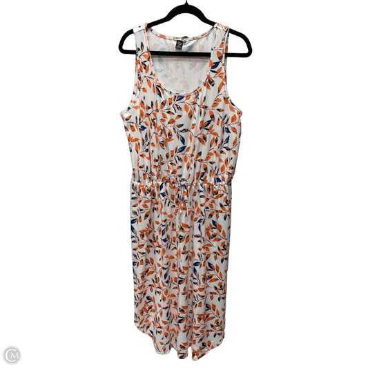 Dress Casual Maxi By Shein In Floral Print, Size: 1x