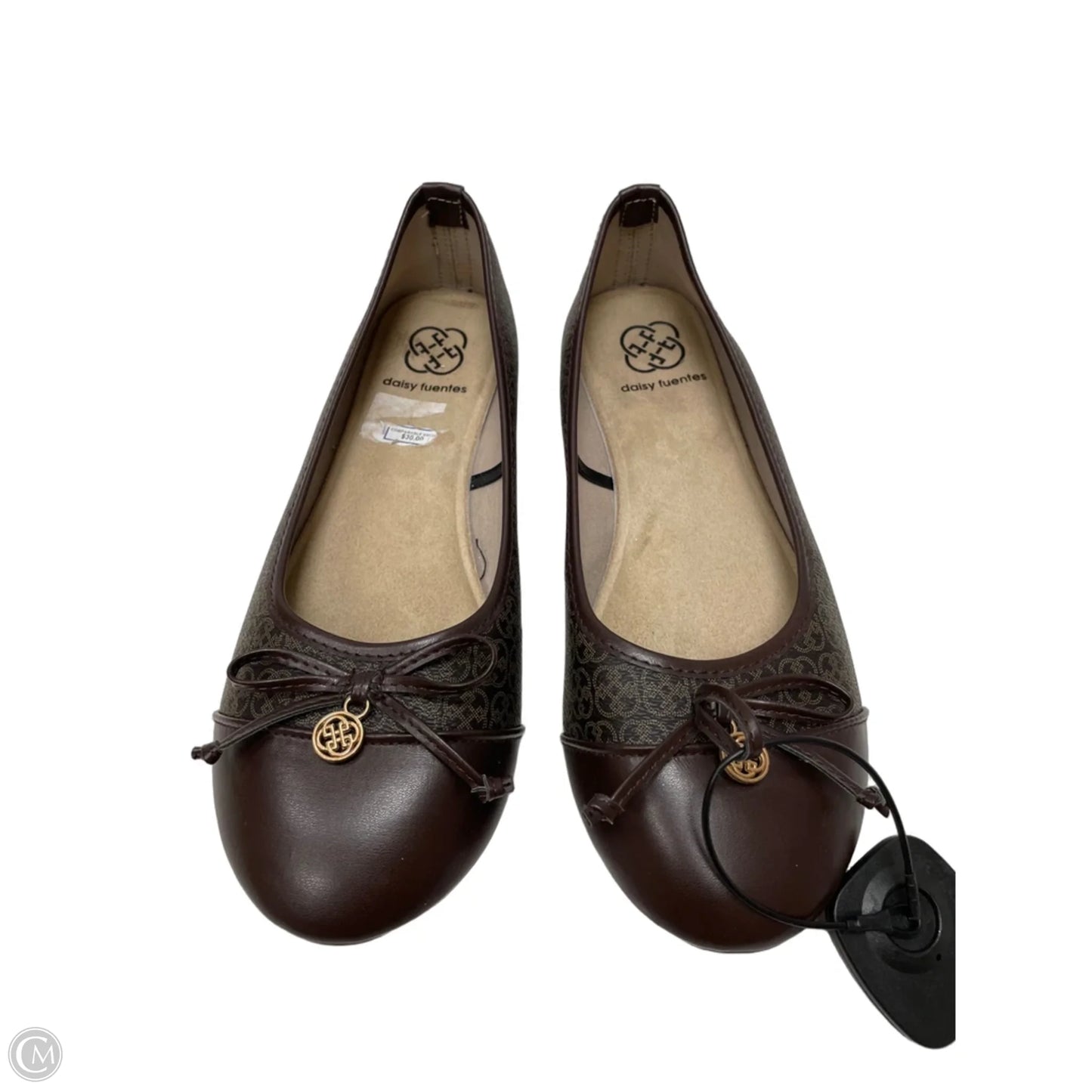 Shoes Flats By Daisy Fuentes In Brown & Tan, Size: 8.5