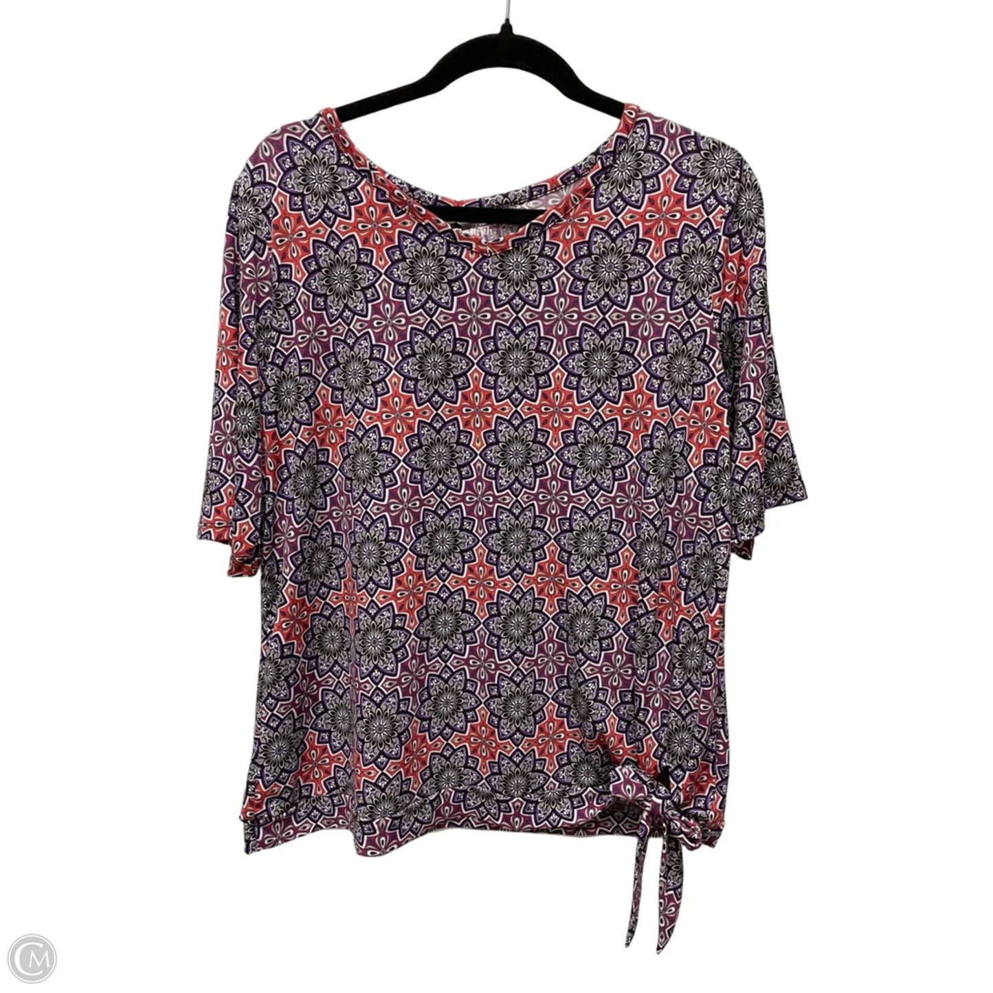 Top Short Sleeve By East 5th In Floral Print, Size: L