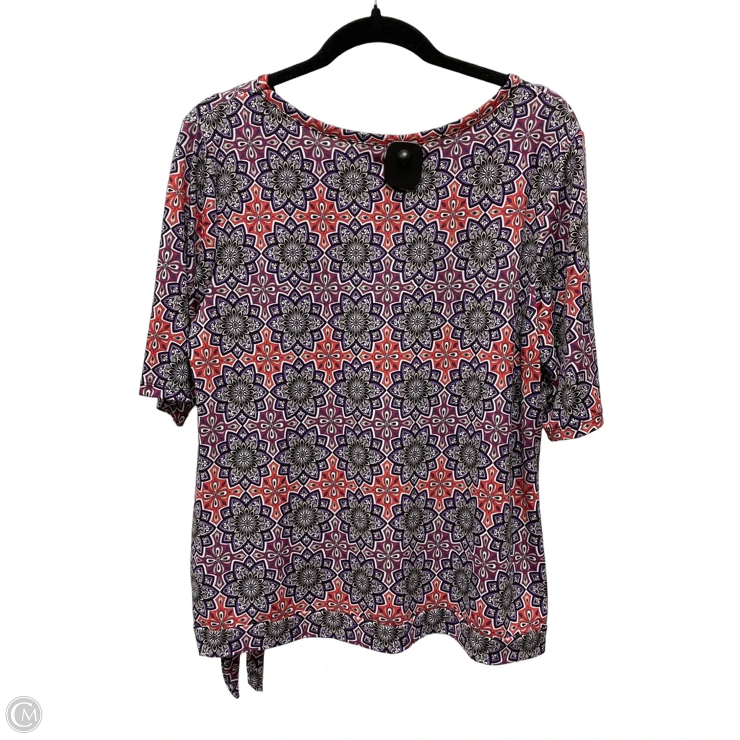 Top Short Sleeve By East 5th In Floral Print, Size: L