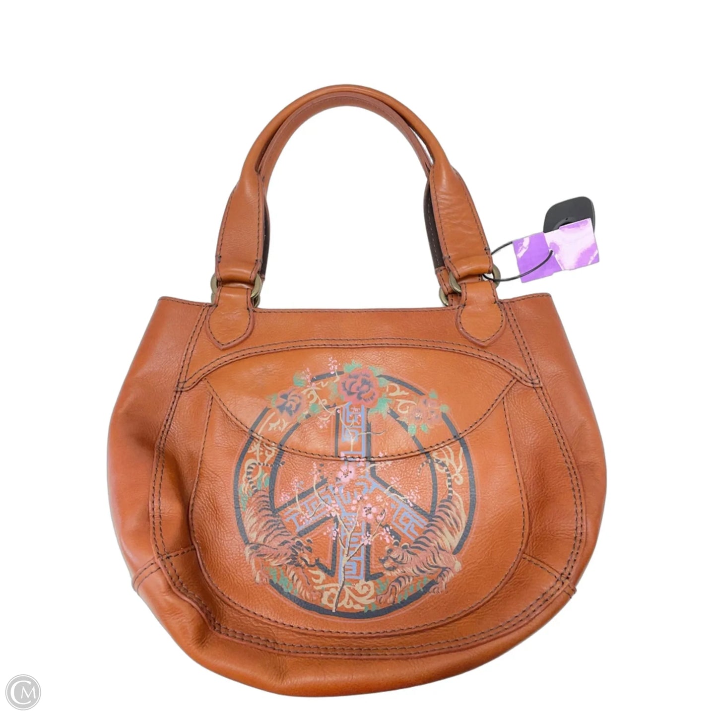 Handbag Leather By Lucky Brand, Size: Medium