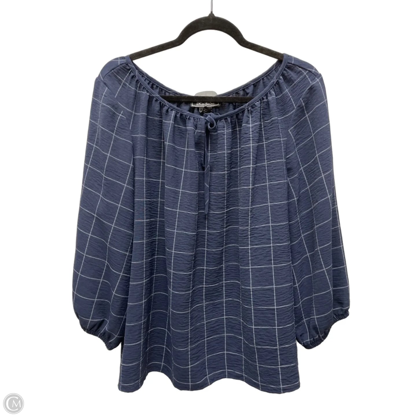 Top Short Sleeve By Clothes Mentor In Navy, Size: 2x