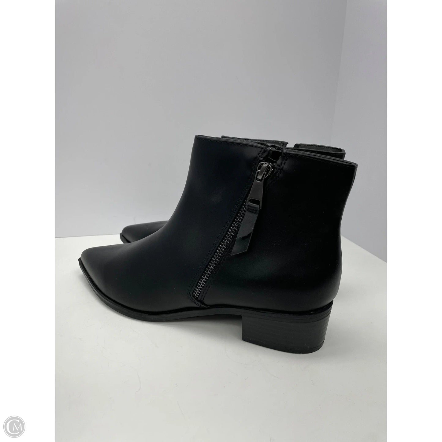 Boots Ankle Heels By Worthington In Black, Size: 8.5