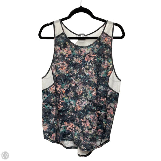 Athletic Tank Top By Lululemon In Multi-colored, Size: L