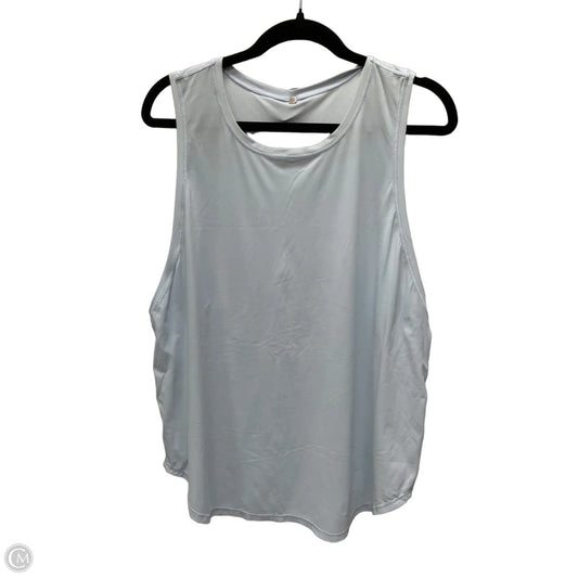 Athletic Tank Top By Lululemon In Blue, Size: L
