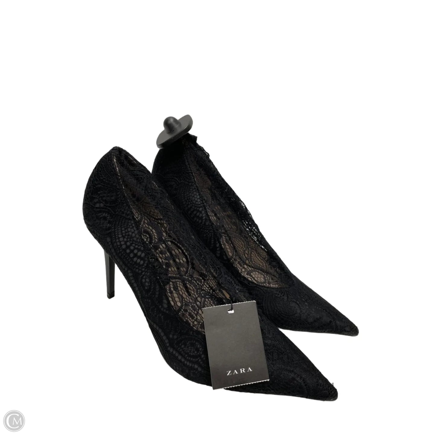 Shoes Heels Stiletto By Zara Basic In Black, Size: 9.5