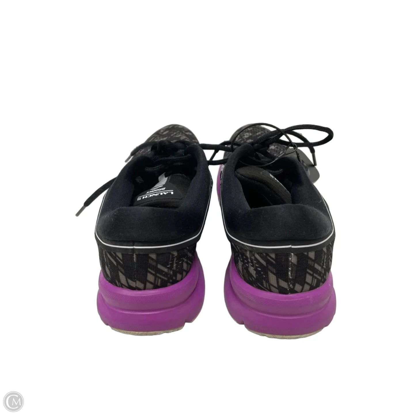 Shoes Athletic By Brooks In Black & Purple, Size: 9