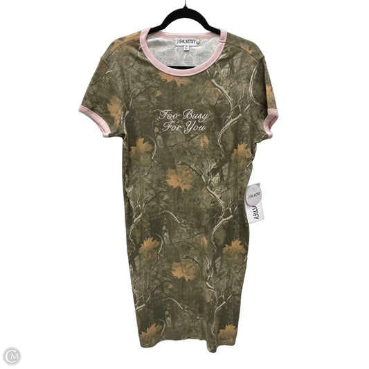 Dress Casual Short By J For Justify In Camouflage Print, Size: 1x