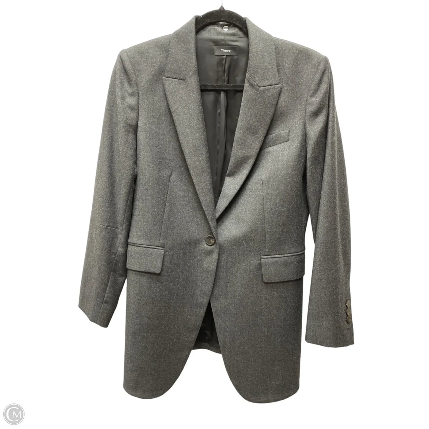 Blazer By Theory In Black, Size: M