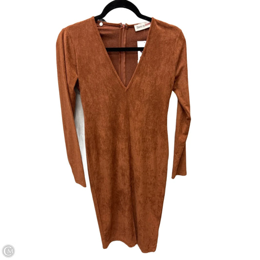 Dress Casual Short By shop with starrs -  In Brown, Size: M
