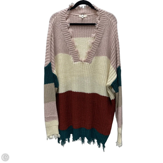 Sweater By Entro In Multi-colored, Size: 2x