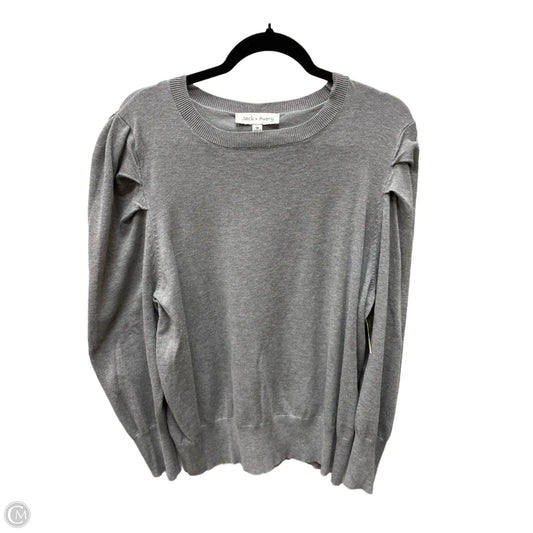 Top Long Sleeve By Clothes Mentor In Grey, Size: 1x