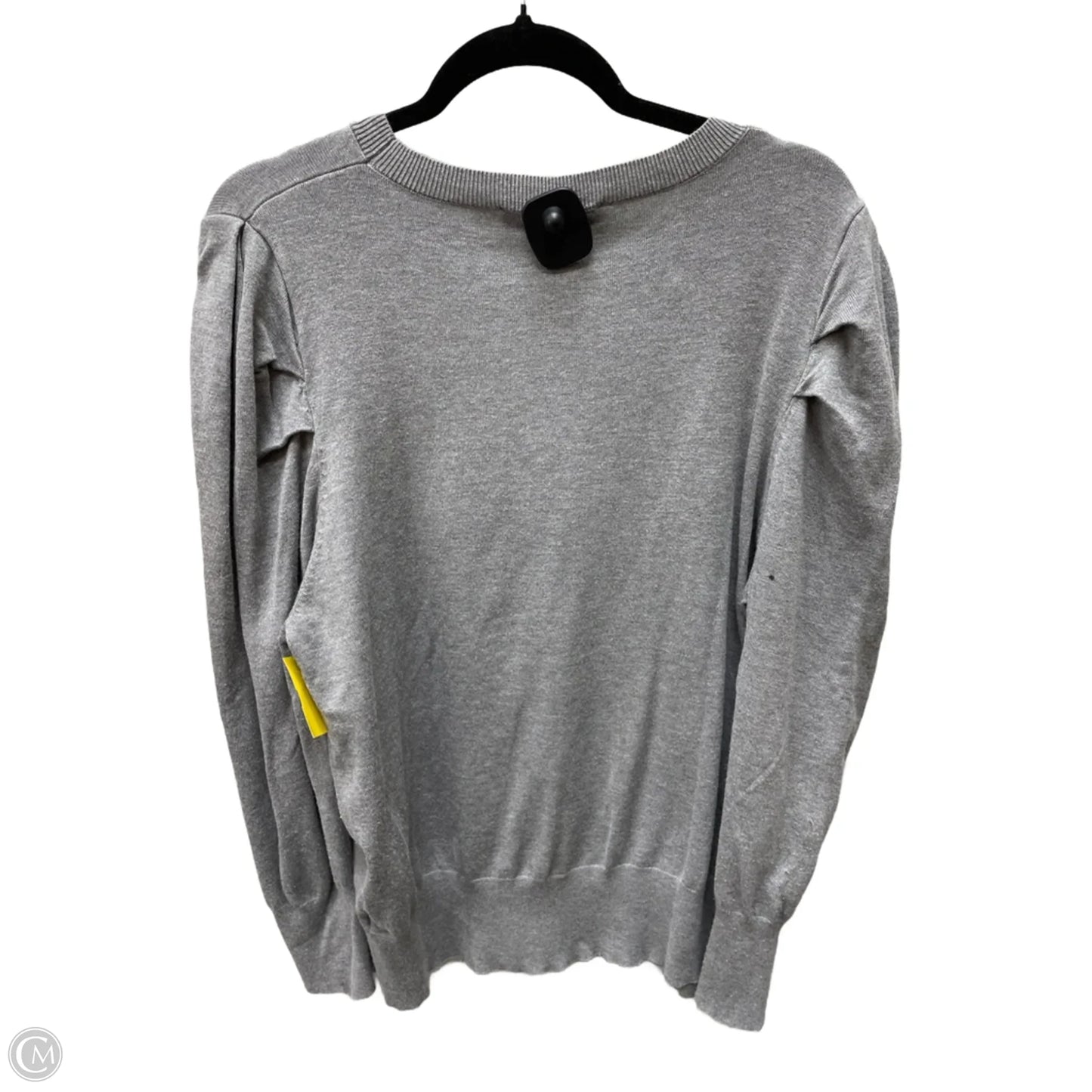 Top Long Sleeve By Clothes Mentor In Grey, Size: 1x