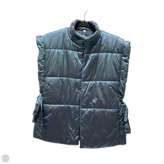 Vest Puffer & Quilted By Pilcro In Blue, Size: M