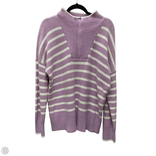 Sweater By Lands End In Striped Pattern, Size: Xl