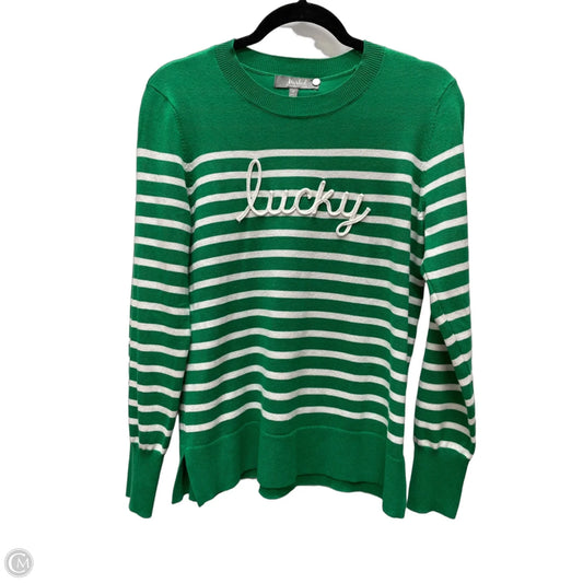 Top Long Sleeve By Marled In Striped Pattern, Size: M