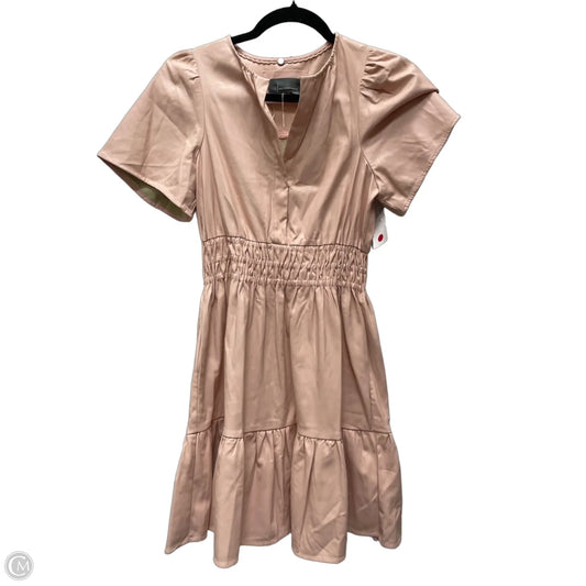 Dress Casual Short By Anthropologie In Peach, Size: Xs