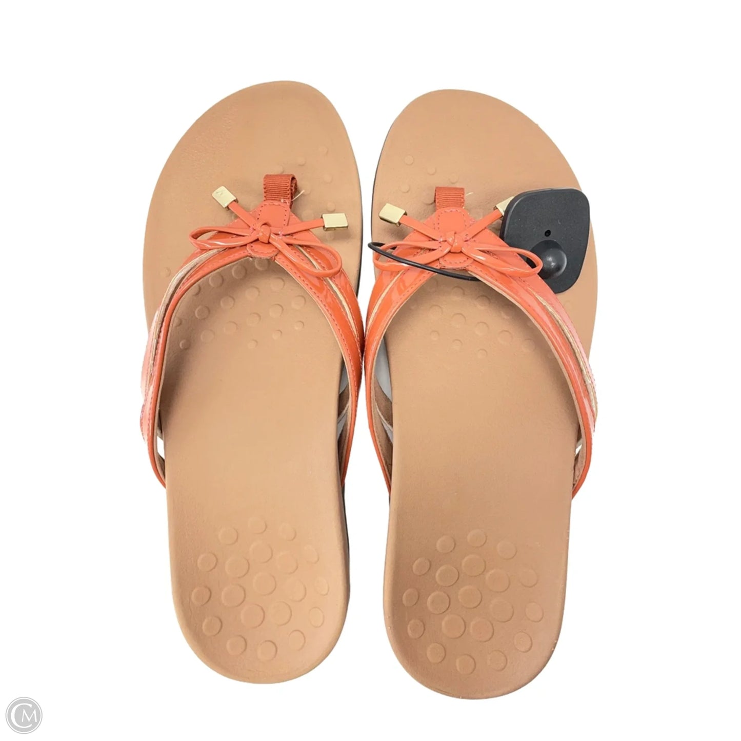 Sandals Flats By Vionic In Orange, Size: 10