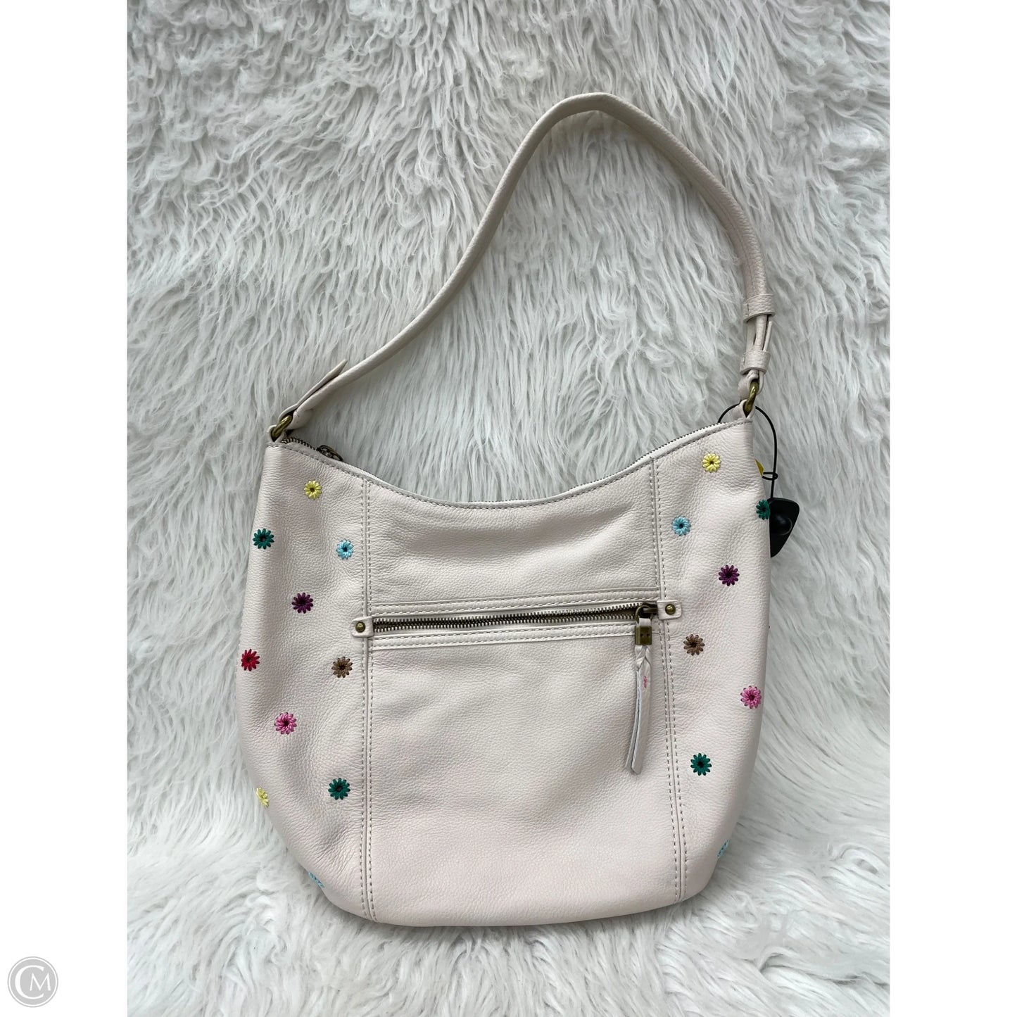 Handbag Leather By The Sak, Size: Large