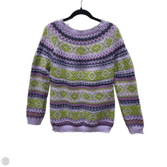 Sweater By Clothes Mentor In Geometric Pattern, Size: L