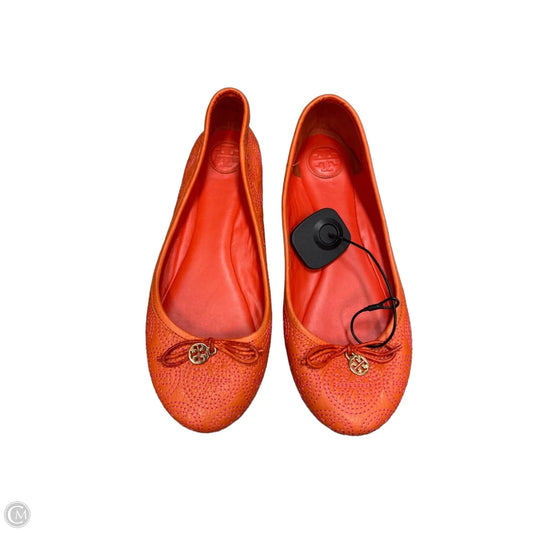 Shoes Designer By Tory Burch In Orange, Size: 9.5