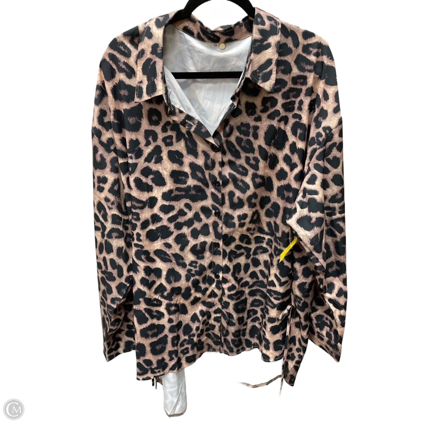 Top Long Sleeve By Clothes Mentor In Animal Print, Size: 3x