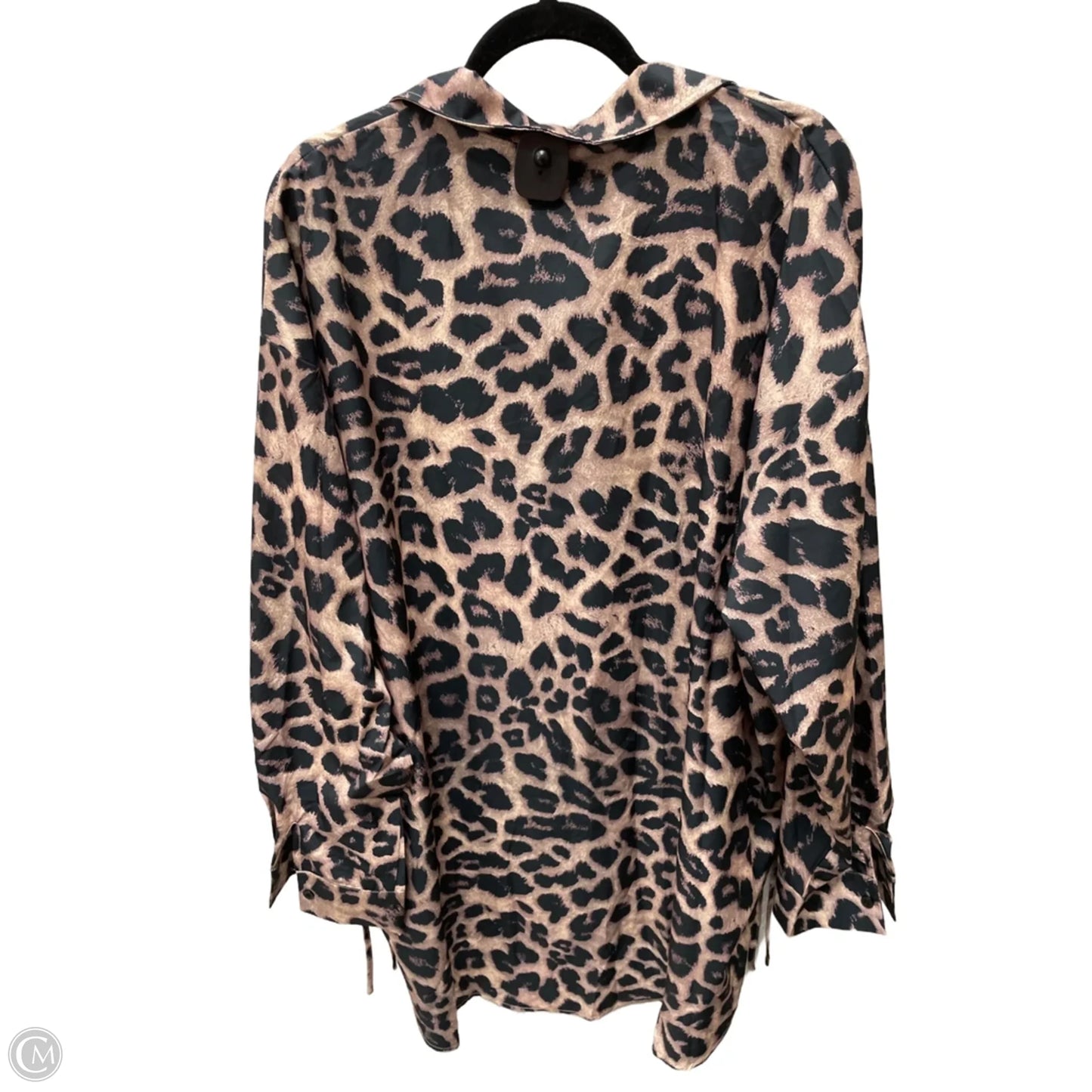 Top Long Sleeve By Clothes Mentor In Animal Print, Size: 3x