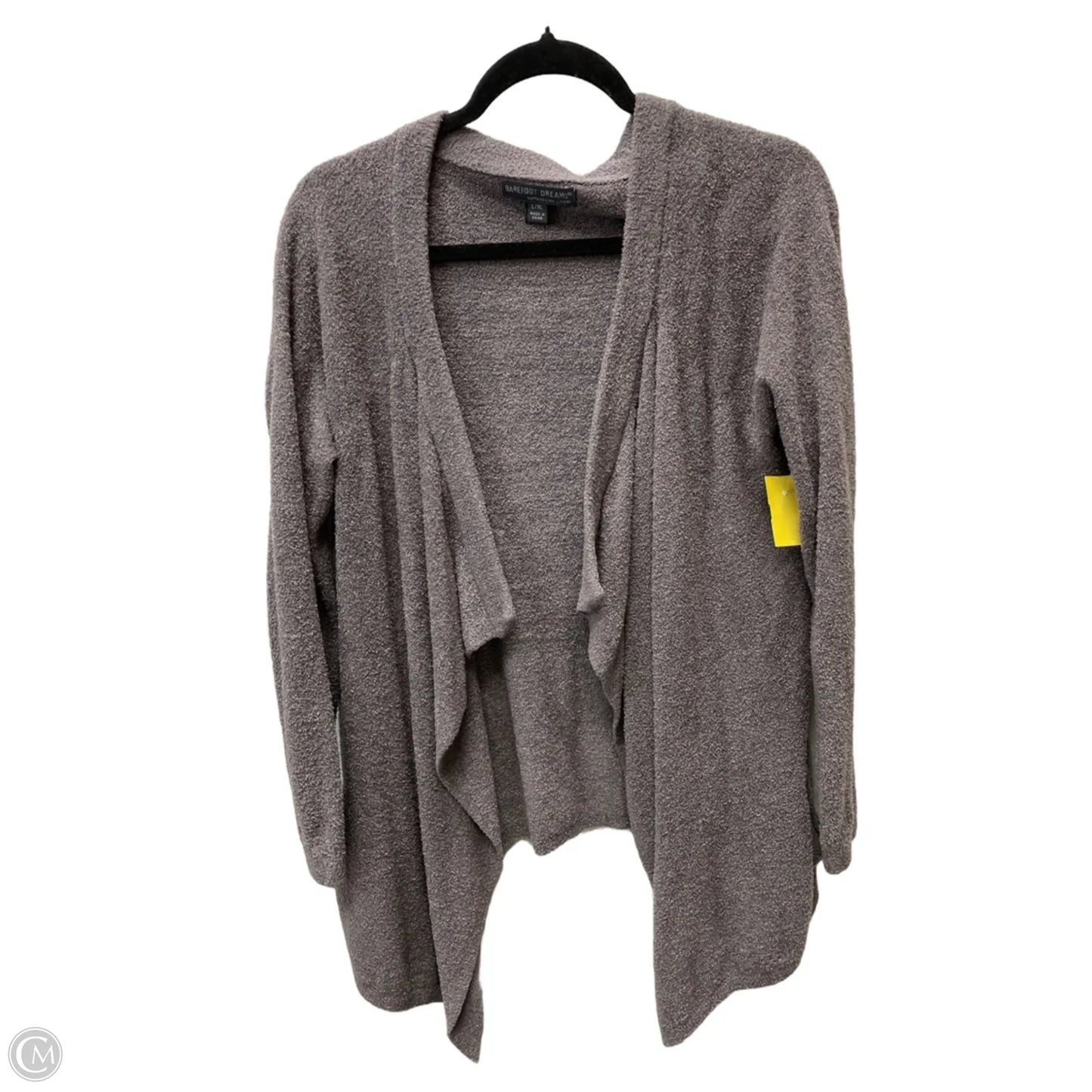 Sweater Cardigan By Barefoot Dreams In Grey, Size: L
