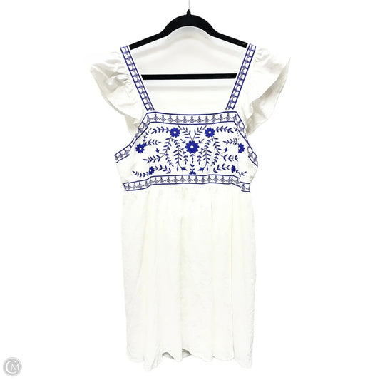 Dress Casual Short By Shein In Floral Print, Size: L