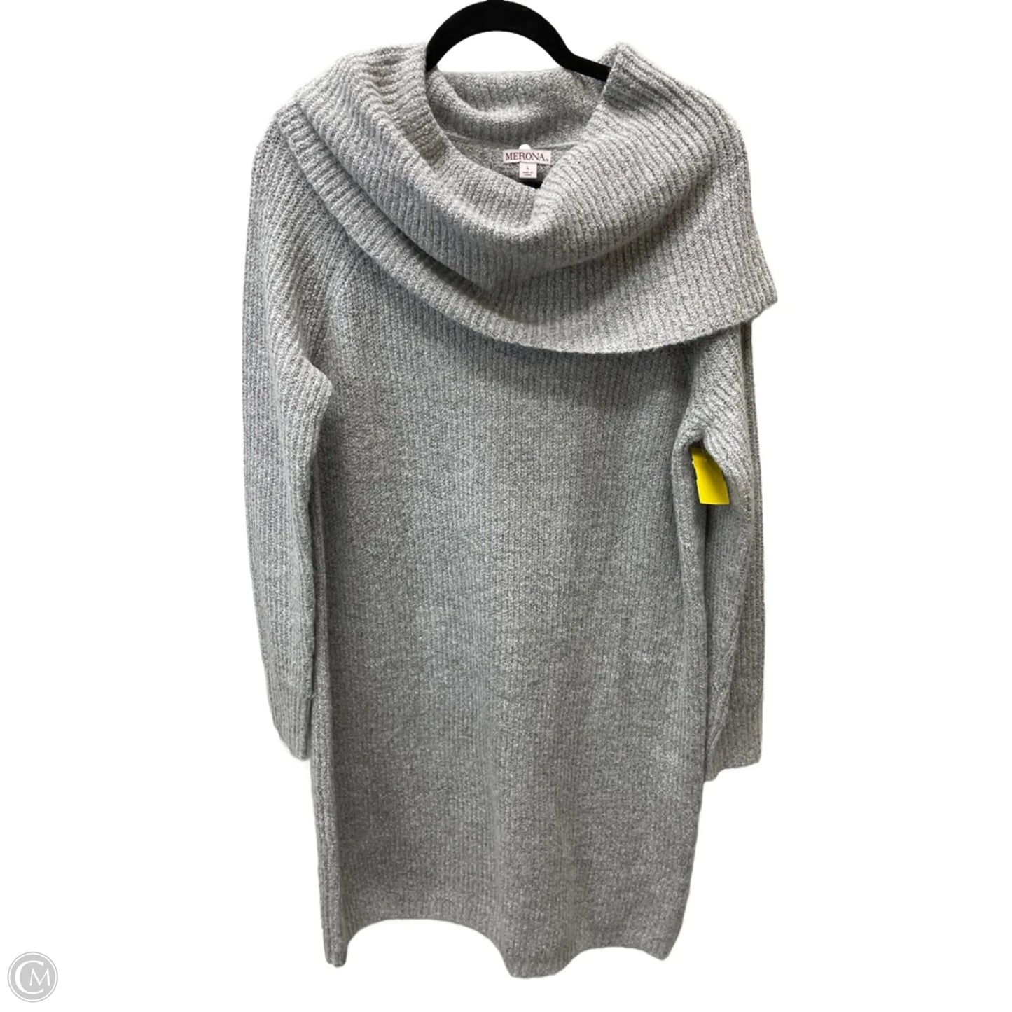 Dress Sweater By Merona In Grey, Size: L
