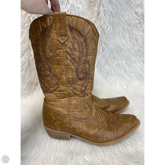 Boots Western By Coconuts In Brown, Size: 6