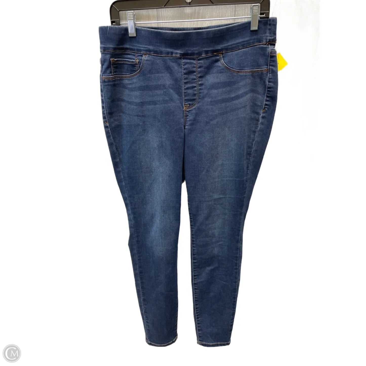 Jeans Skinny By Bandolino In Blue Denim, Size: 12p