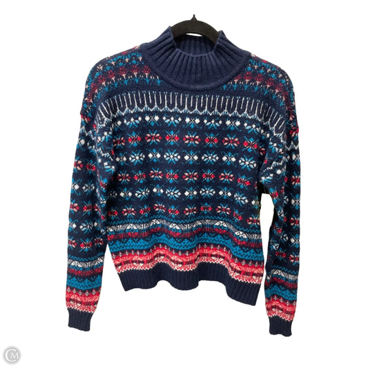 Sweater By Loft In Geometric Pattern, Size: Xs