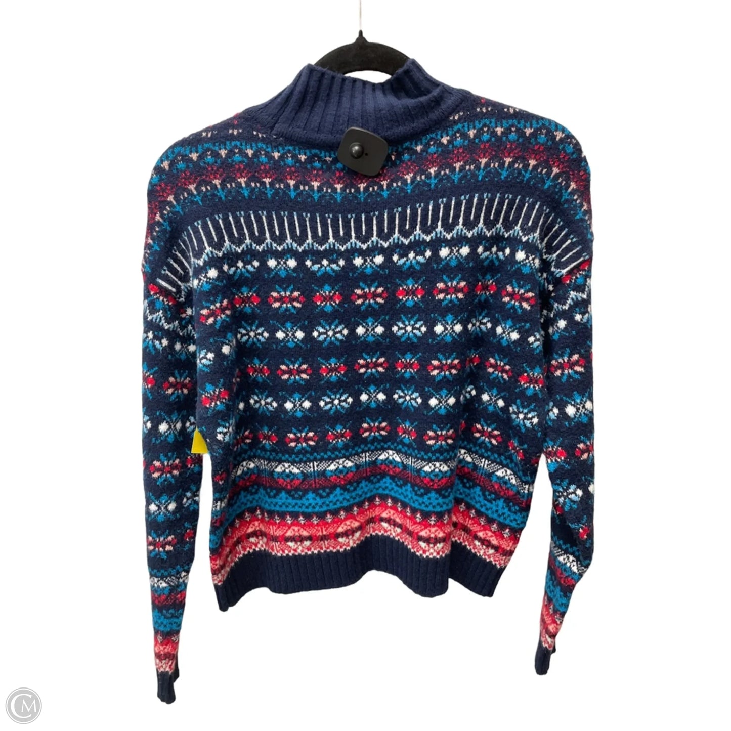 Sweater By Loft In Geometric Pattern, Size: Xs