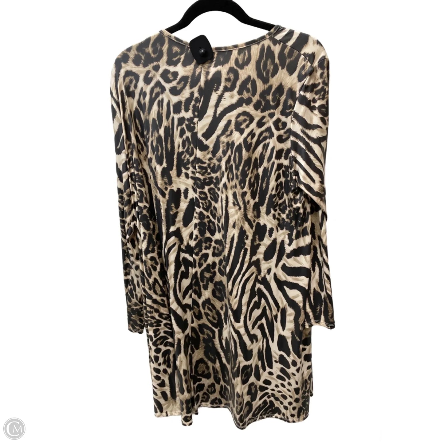 Dress Casual Short By Clothes Mentor In Animal Print, Size: 1x
