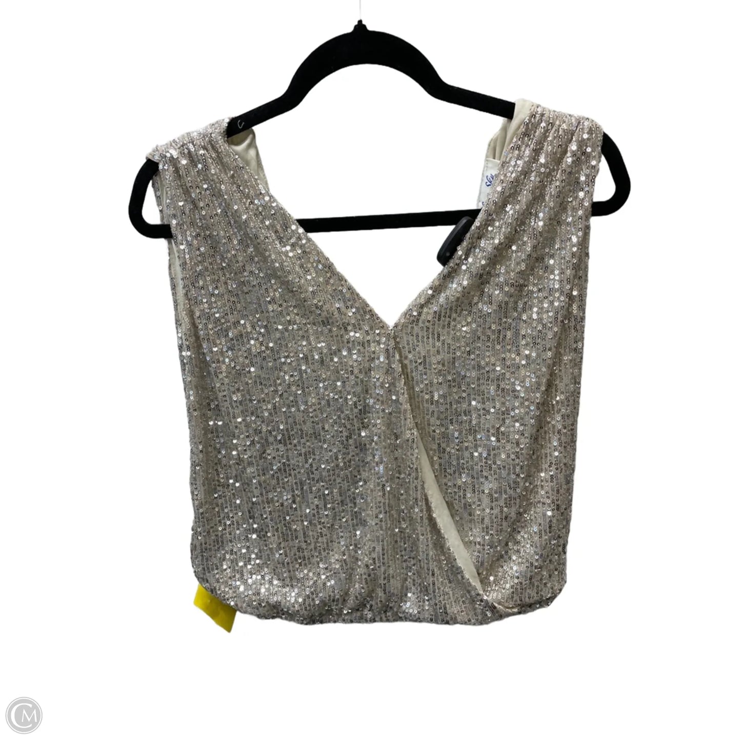 Top Sleeveless By She + Sky In Gold, Size: L