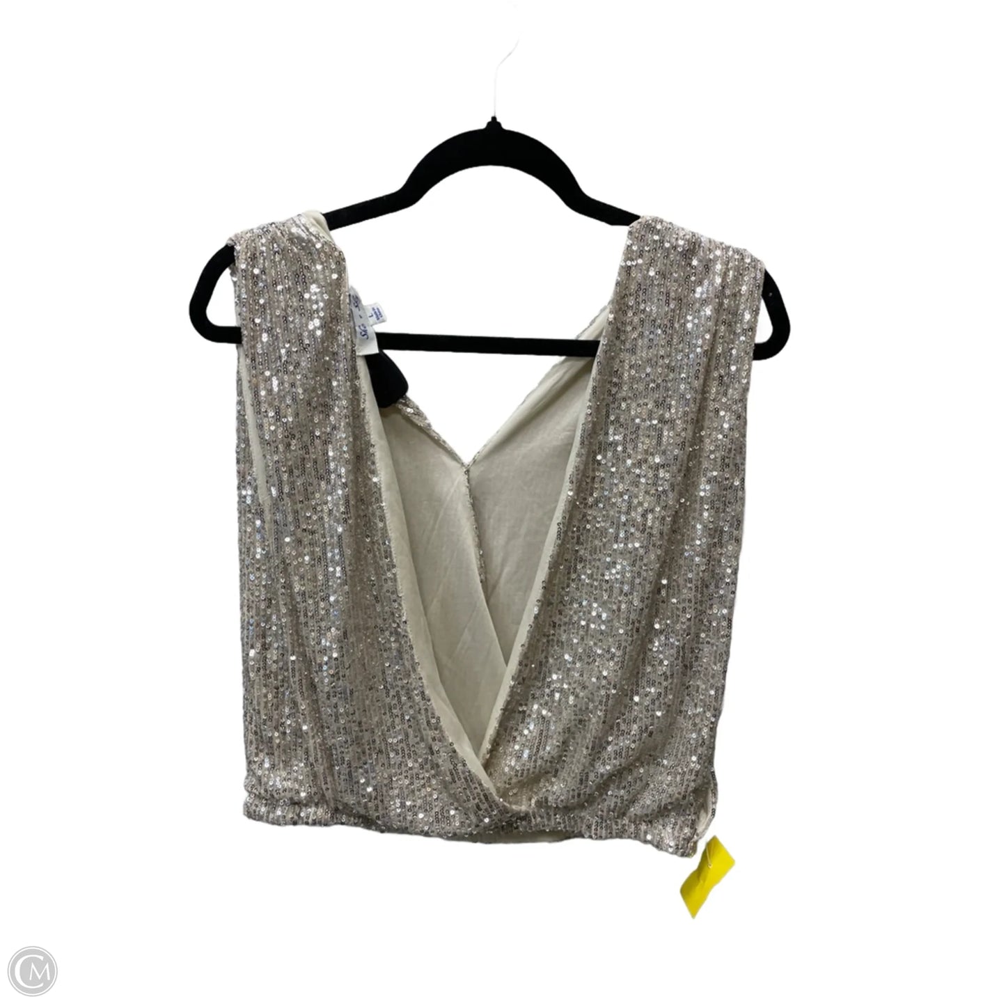 Top Sleeveless By She + Sky In Gold, Size: L