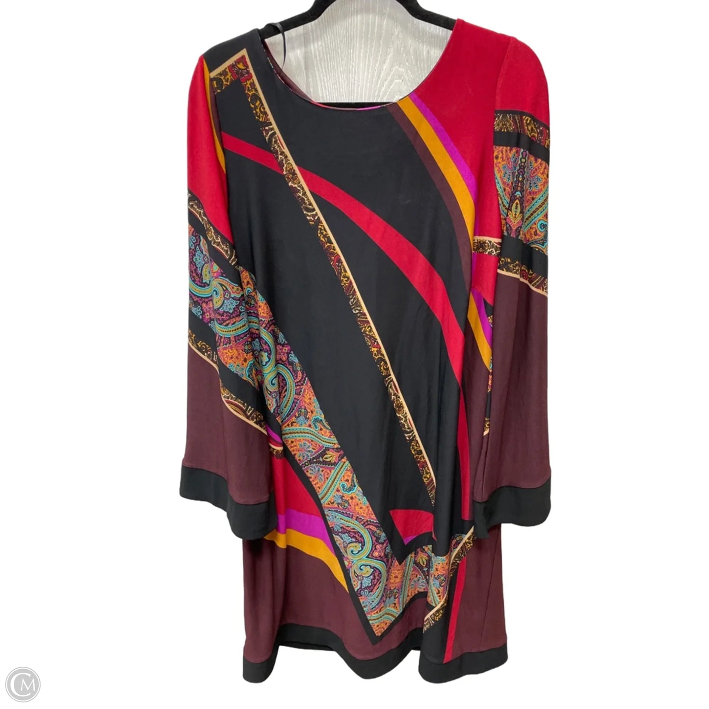 Dress Casual Short By Soho Apparel In Floral Print, Size: 1x